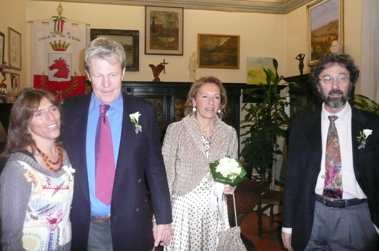 Marriage David and Pia, with Atit and Azima