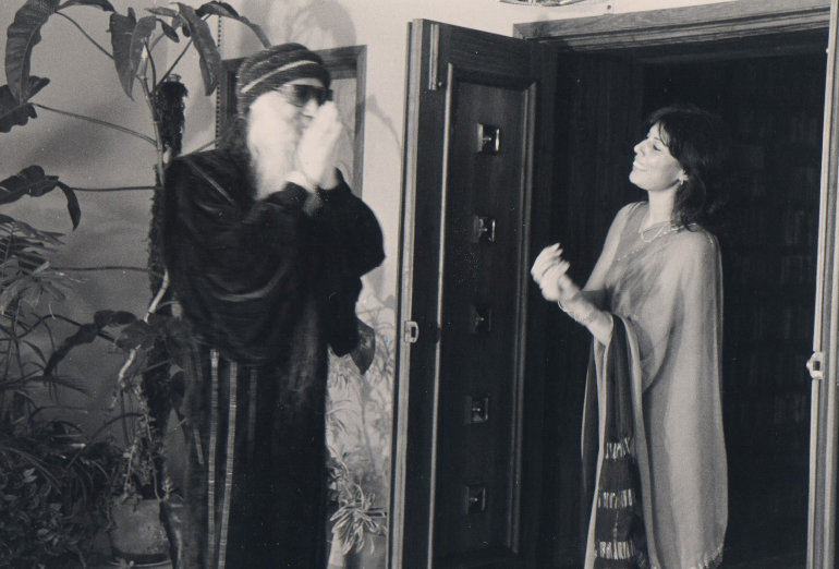 Osho and Neelam in 1987 Pune