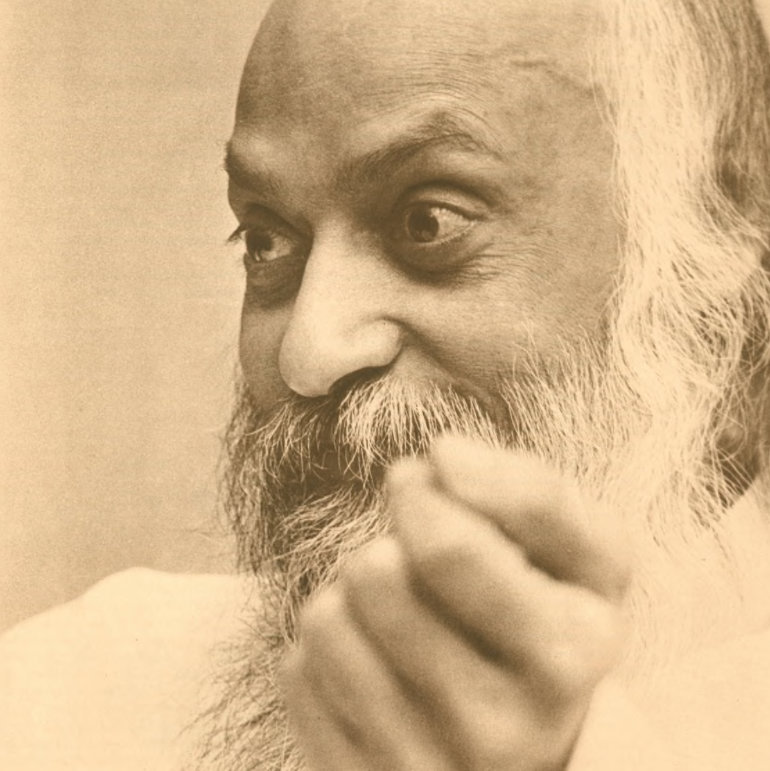 Osho in darshan