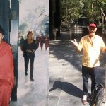 Satbodha at the front gate