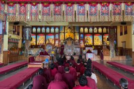 Vipassana group at Monastery