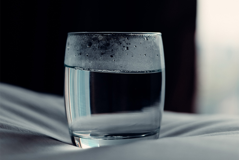 glass of water