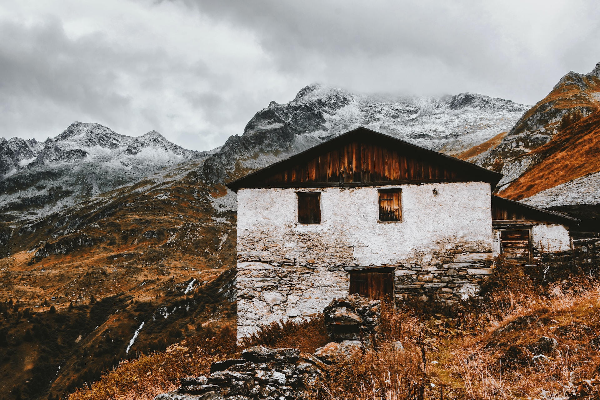 House in mountains