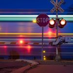 stop at rail crossing