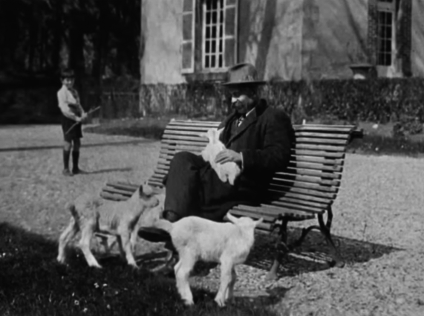 Gurdjieff with goats
