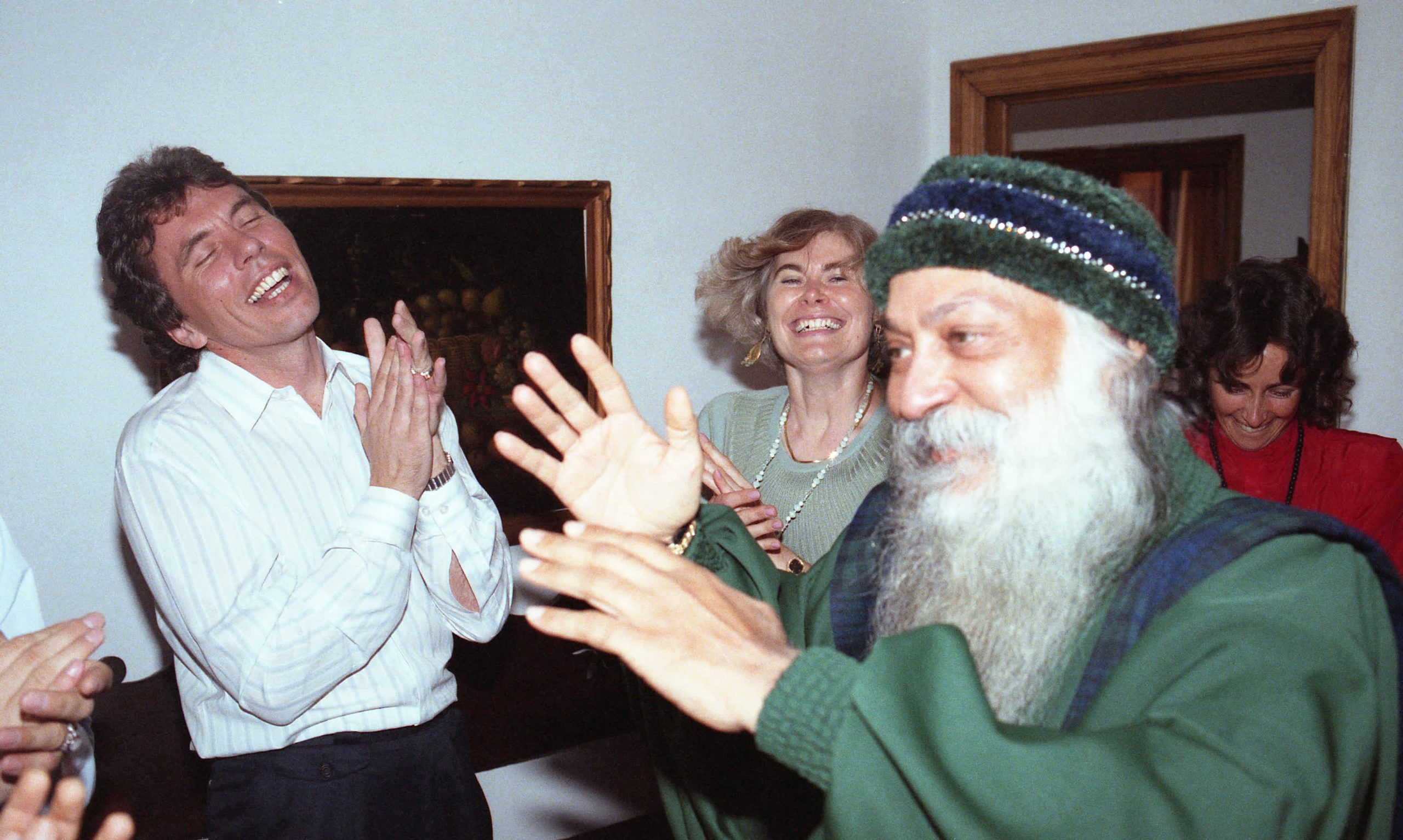 Jayesh dancing with Osho in Portugal