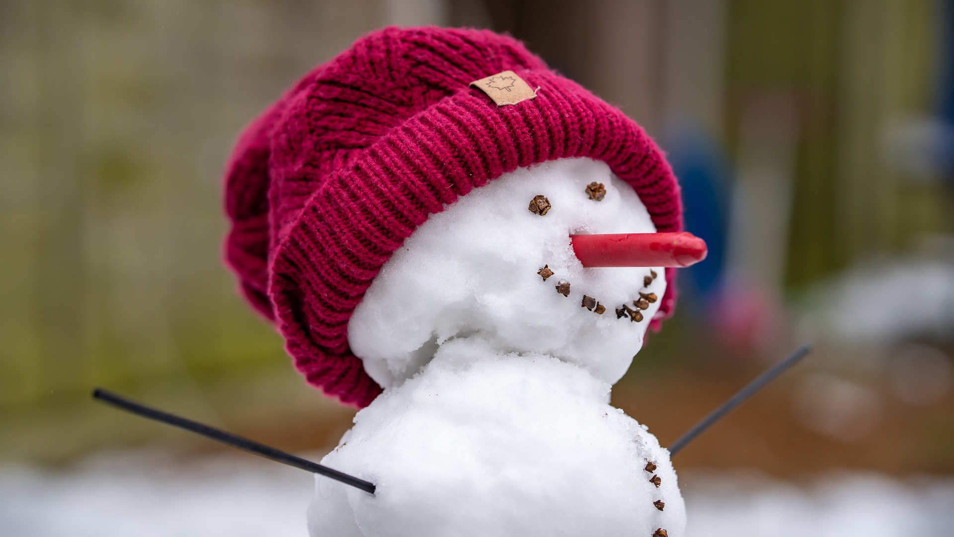 snowman with hat