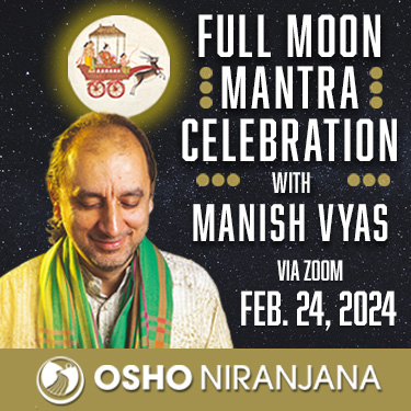 Full Moon Mantra Celebration with Manish Vyas 24 Feb 2024