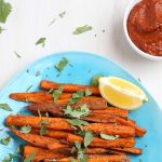 Spiced sweet potato chips