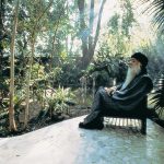 Osho at pond