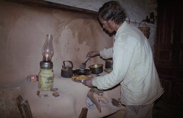 Shobhan Ram in the kitchen