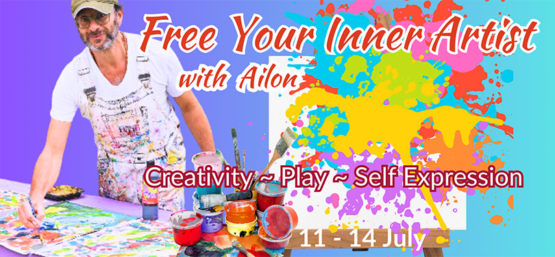 Free Your Inner Artist with Ailon 11-14 July Osho Leela UK