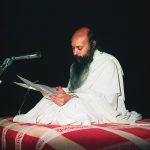 Osho giving a discourse