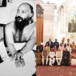 Shankar Baba with Osho and receiving award