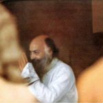 Osho entering Buddha Hall Pune 1