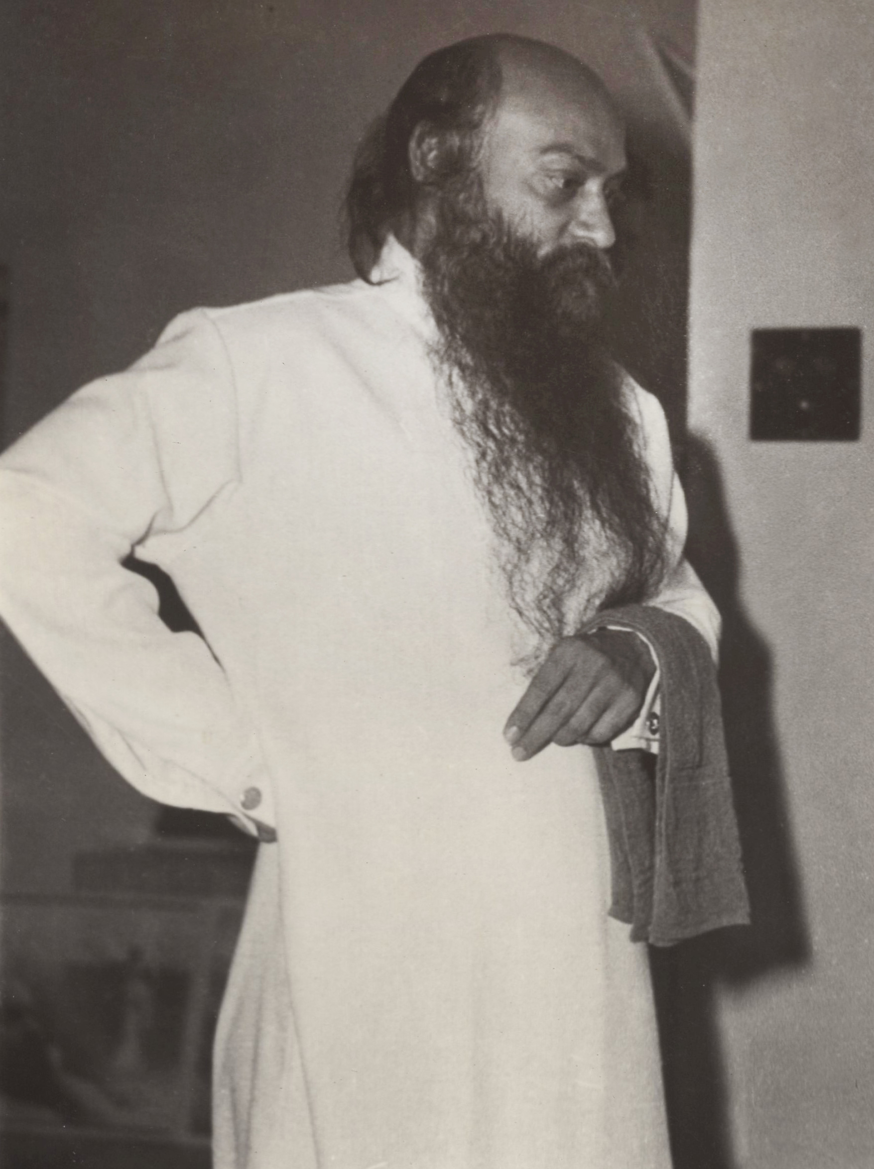 Osho in Rajkot, photo credit Dhinubhai