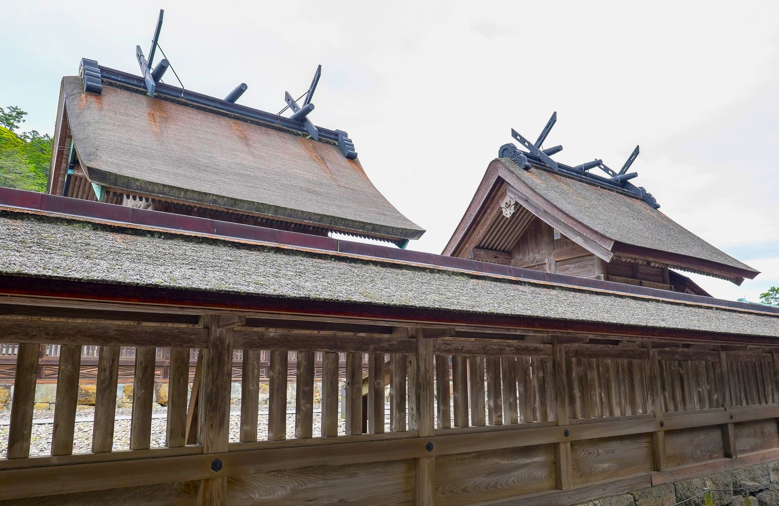 Gable ends known as chigi