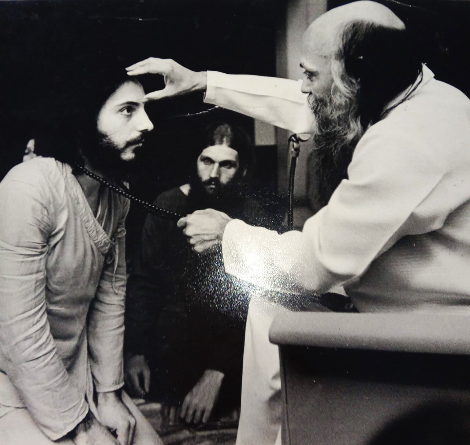 Prem Bodh taking sannyas