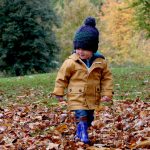 Child in autumn