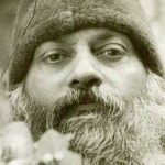 Osho with flowers