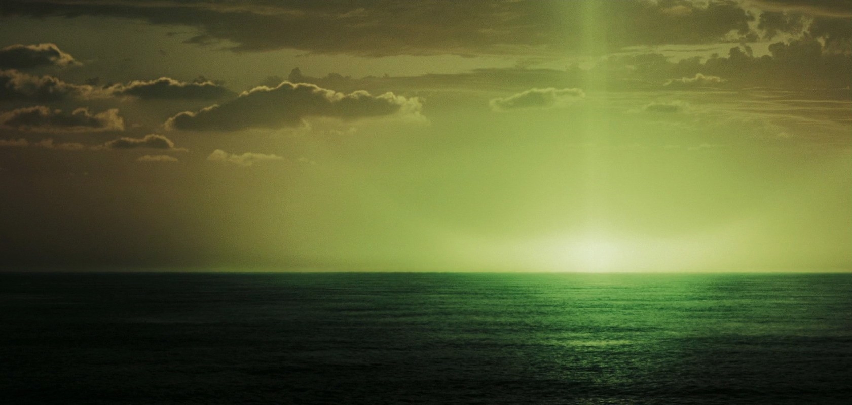 green ray