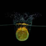 Lemon in water