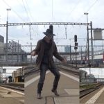 Anugraha dancing on platform