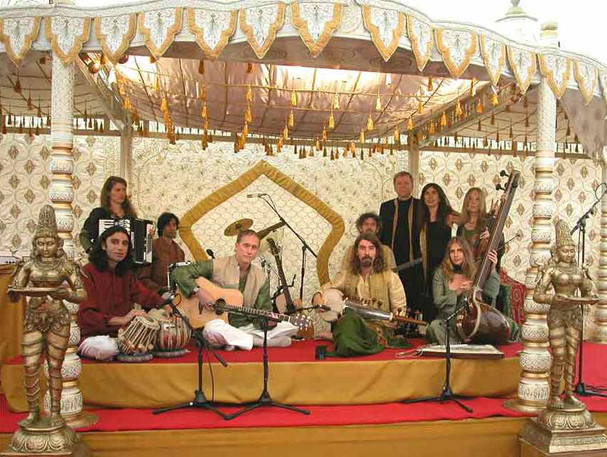 Celtic Ragas Band at McCartney’s wedding, Ireland, 2002
