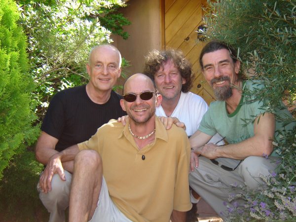 Chaitanya Deuter, Kalyan, Karunesh and Chinni in Santa Fe at Chaitanya's place