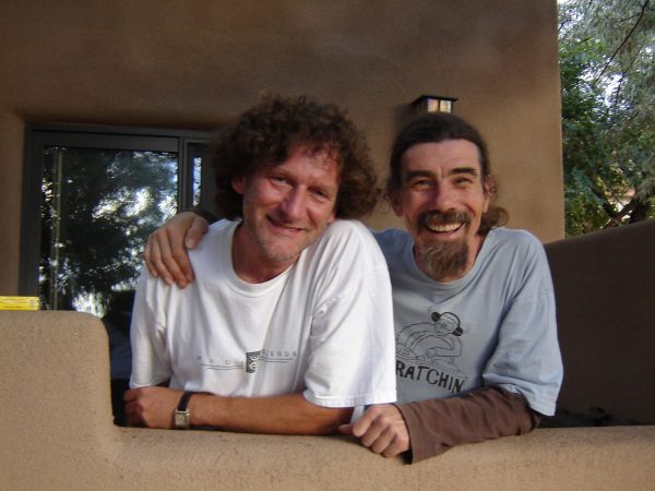 With Chinni at Bhikkhu and Waduda's place in Santa Fe, old and close friends