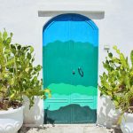 Blue door