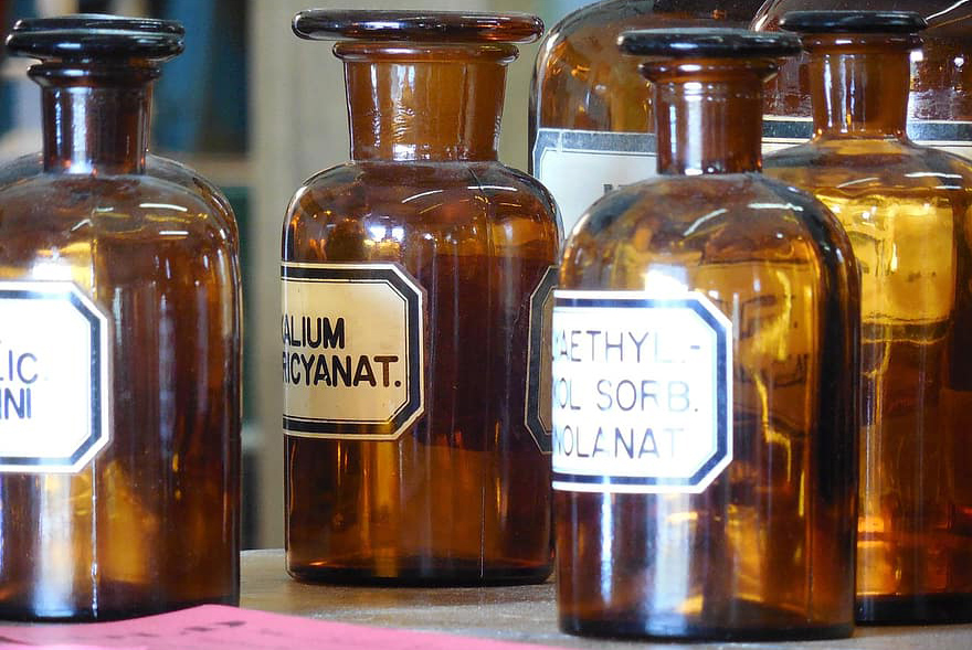 apothecary bottles
