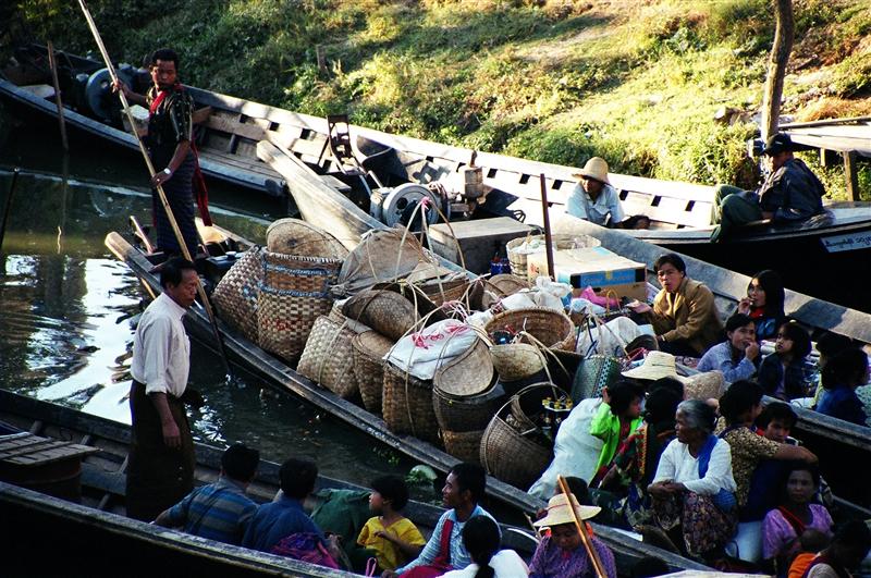 Scene of boats