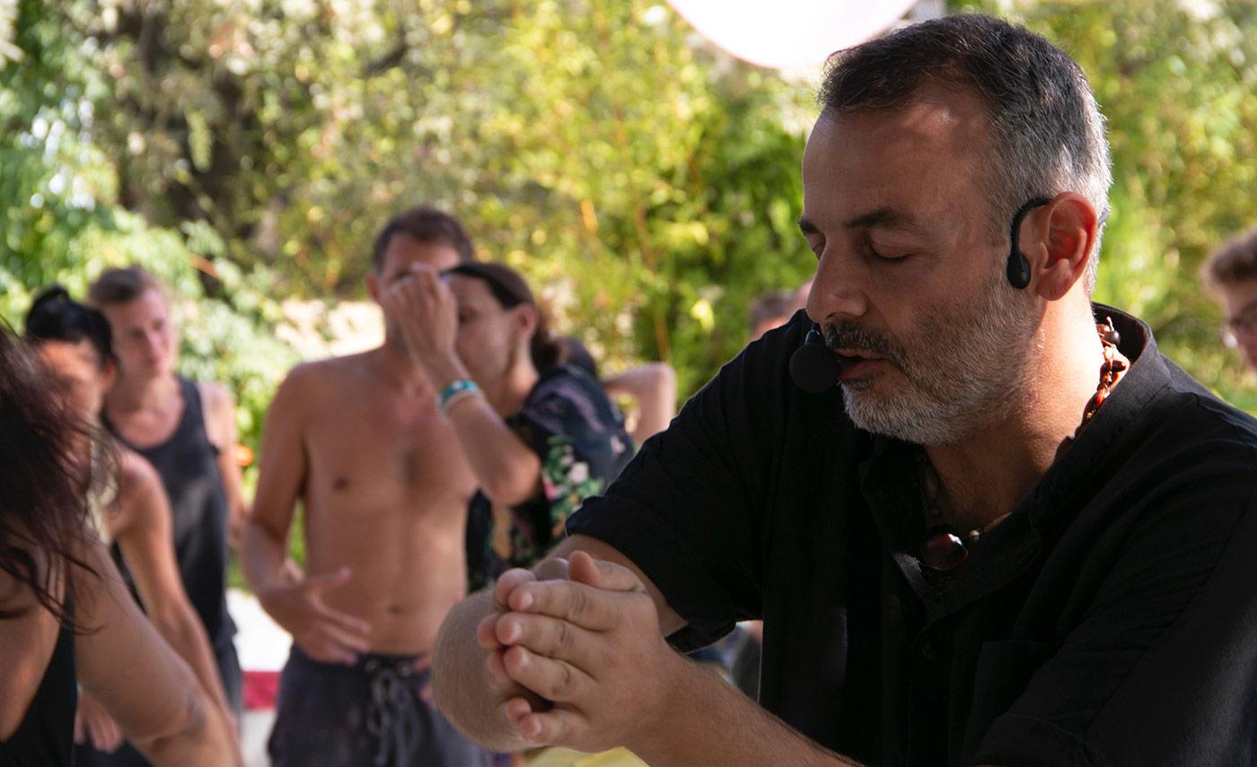 Kaifi facilitating a workshop