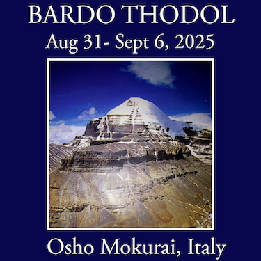 Bardo Thodol 31 Aug - 6 Sept Osho Mokurai