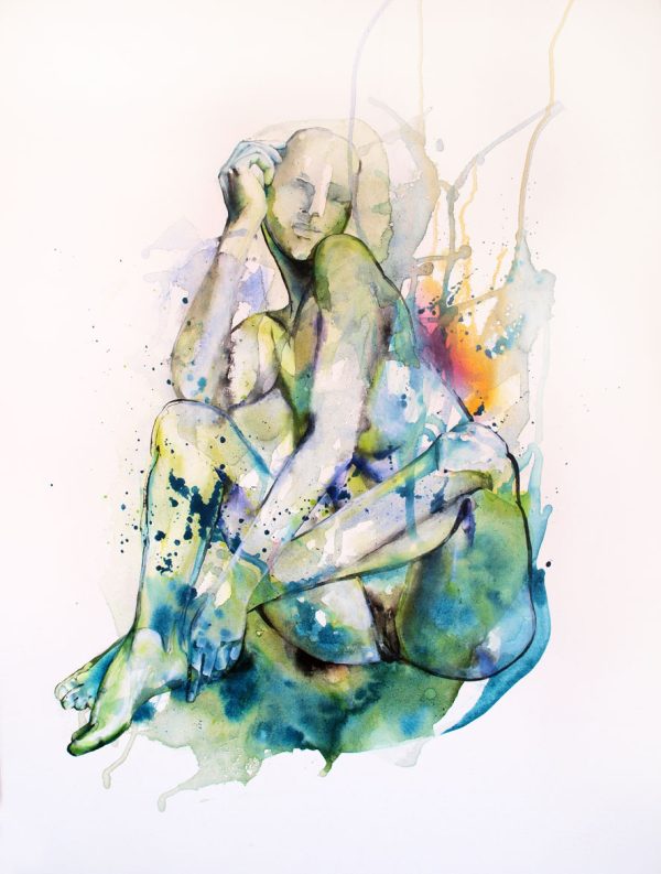 Venus 2010, 100x80cm, acrylic and inks on canvas