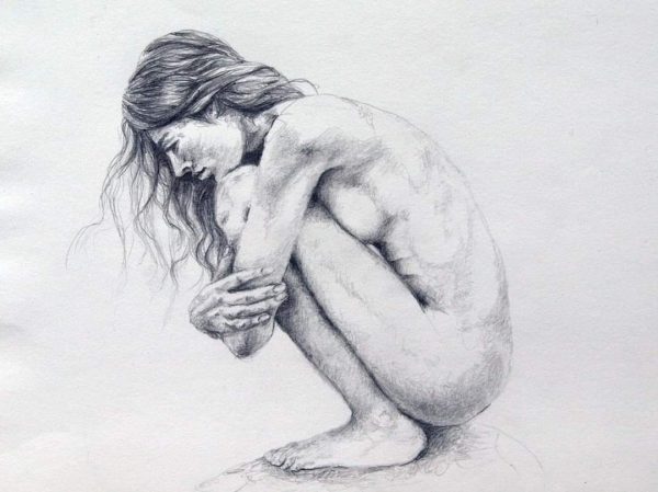 Drawing 1, 29x20cm, pencil on paper
