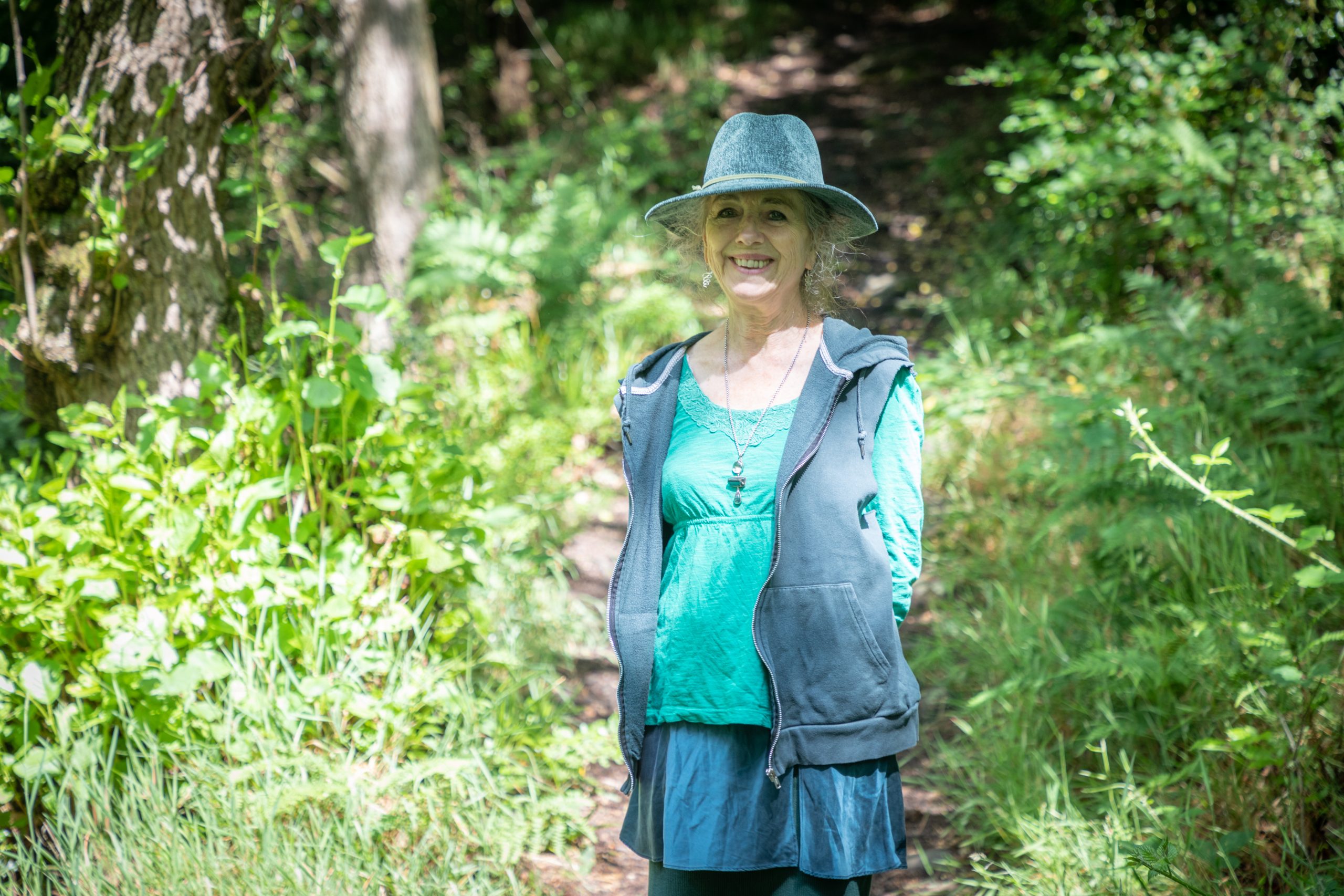 Madhuri in woods