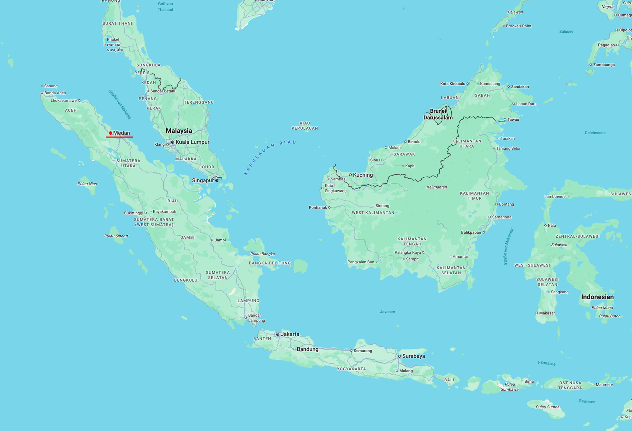 Map of Indonesia