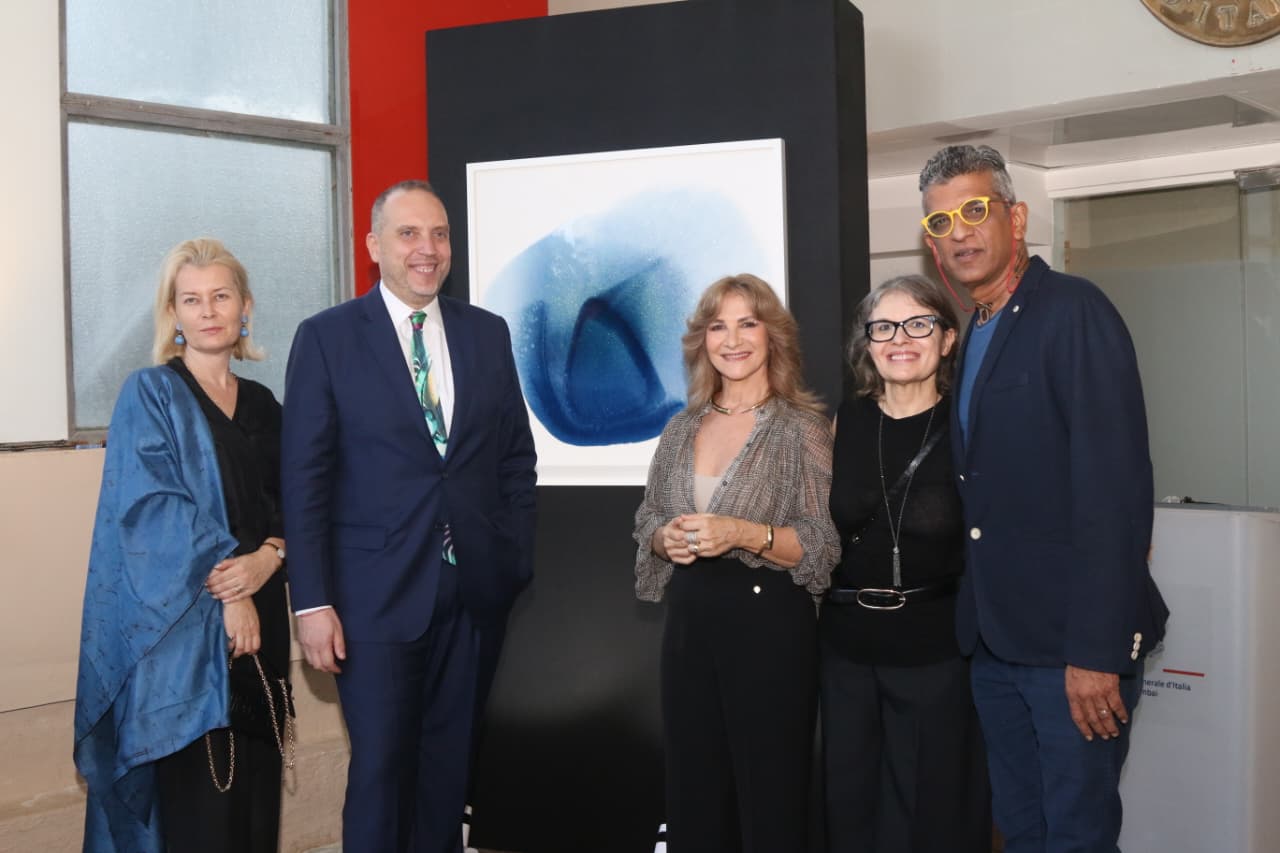 Indigo Blue for the Italian Contemporary Art Day