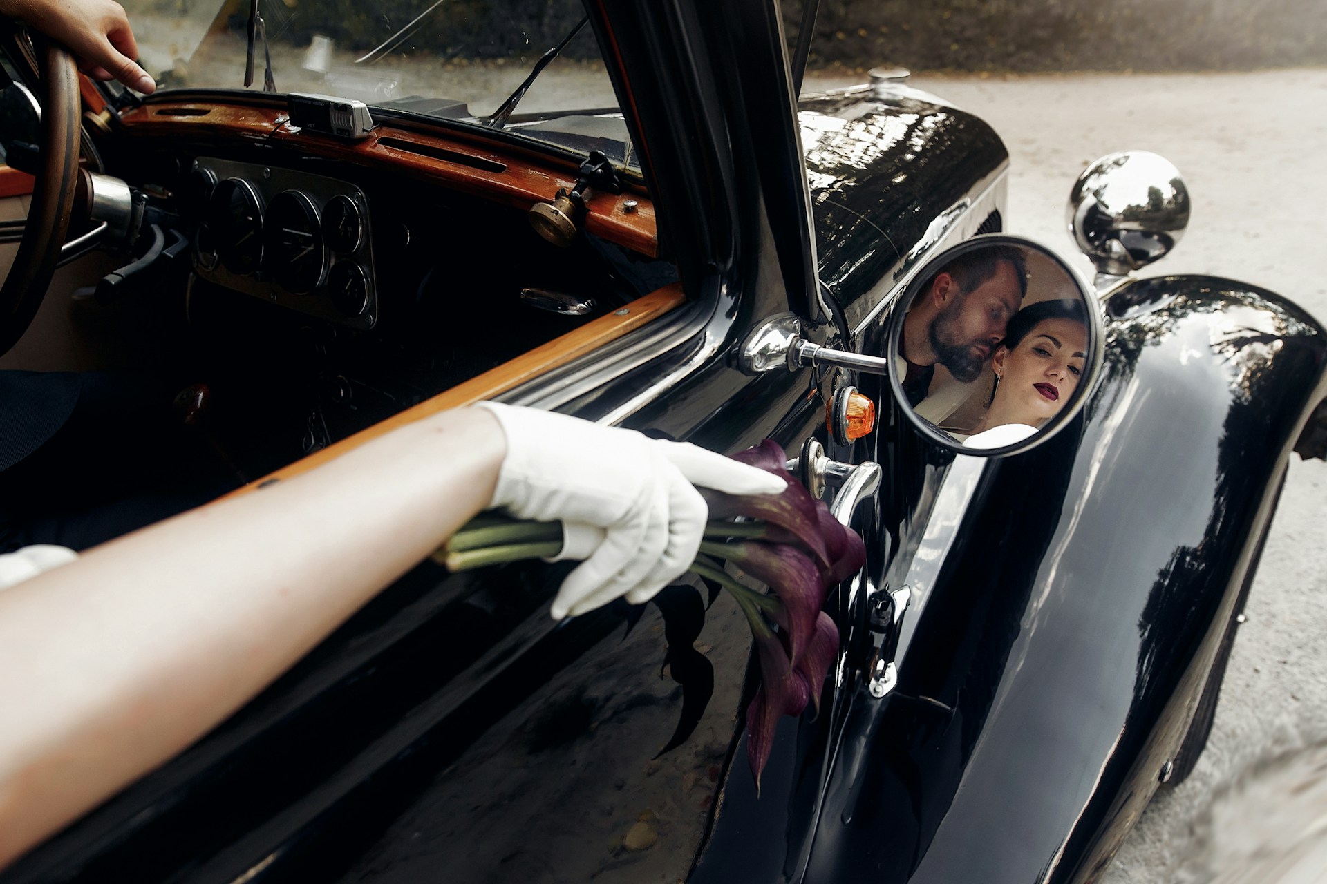Couple in car