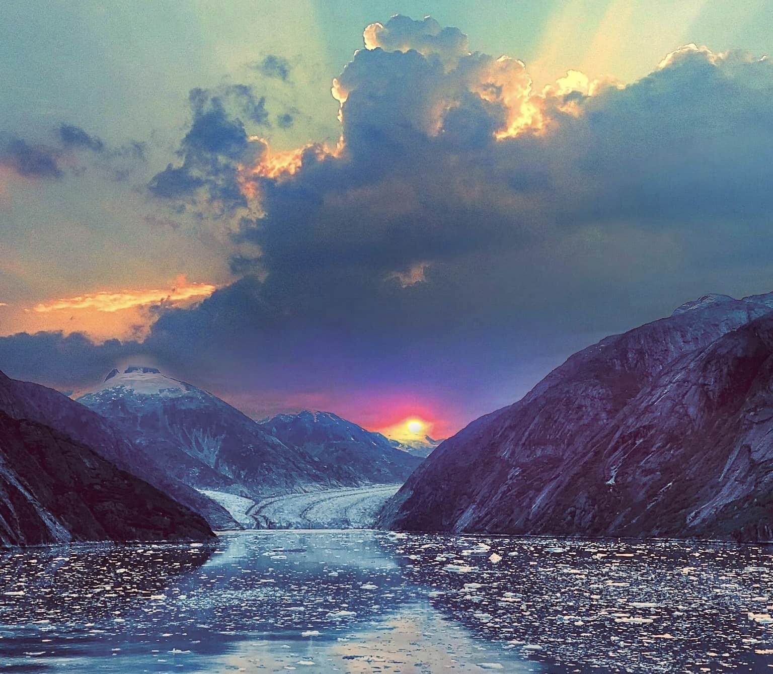 Glacial waters by Michael Sudheer