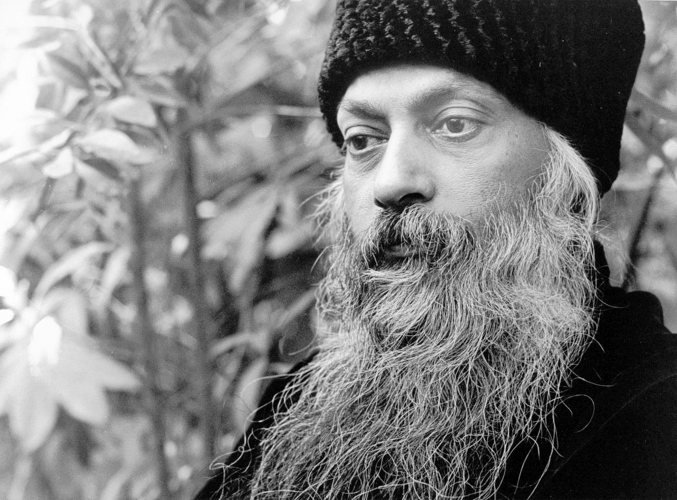 Osho in garden
