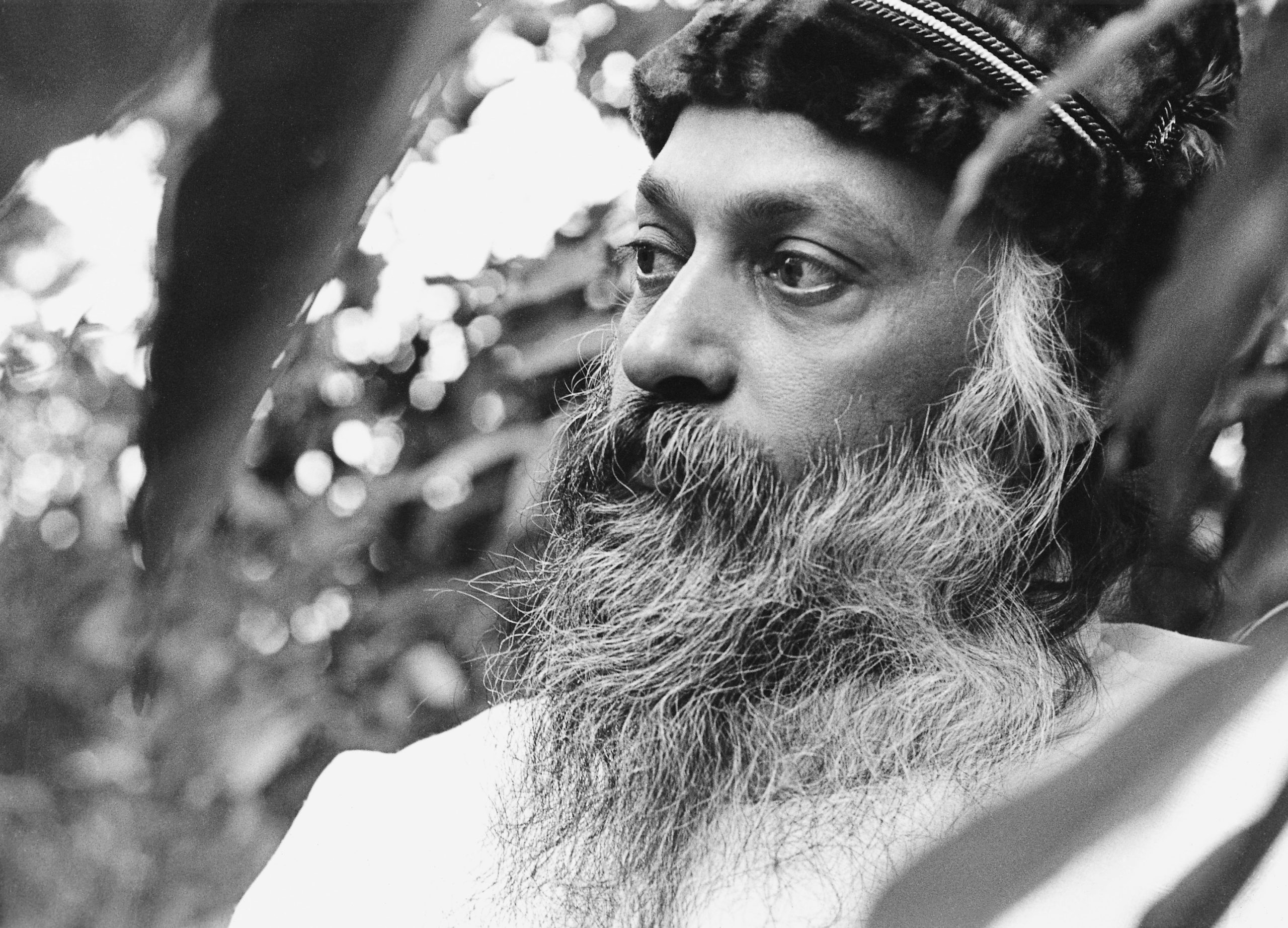 Osho in garden