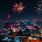 Fireworks over Jodhpur, Rajasthan, India