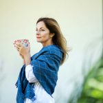 Woman with cup