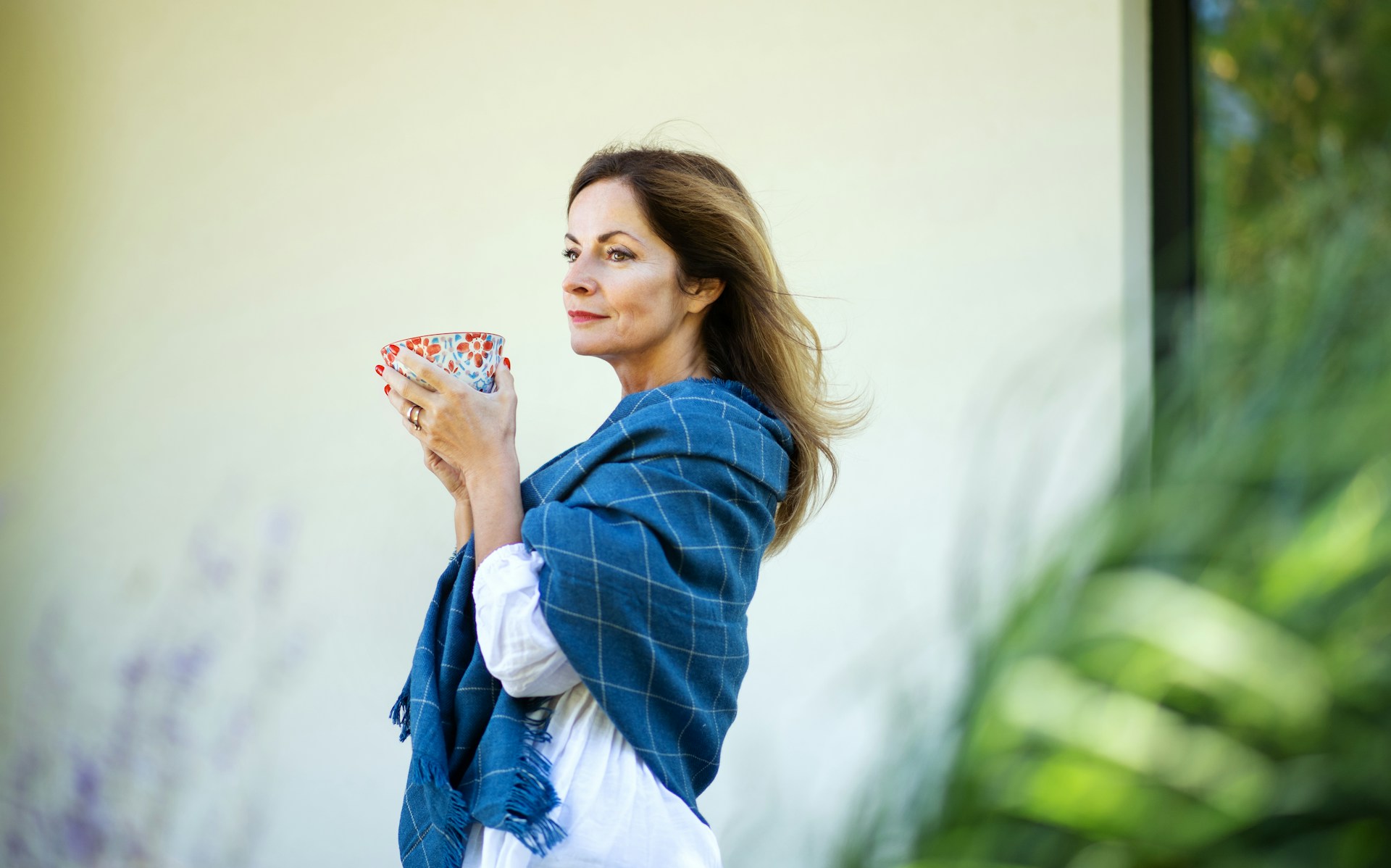 Woman with cup