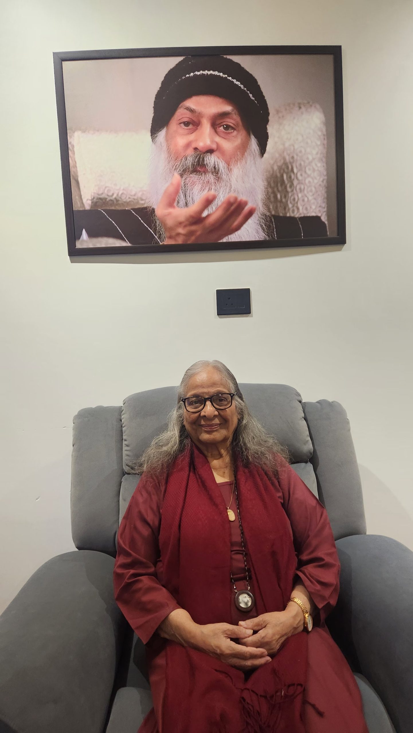 Ma Dharm Jyoti at Osho Dham, Delhi