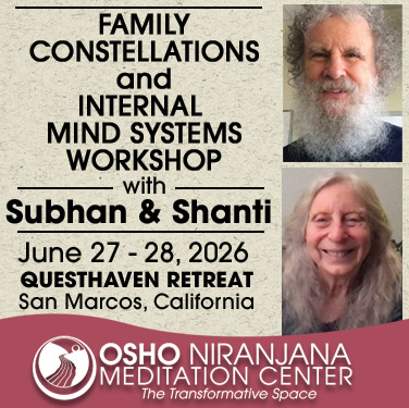 Family Constellation and Internal Mind Systems with Subhan and Shanti 27-28 June