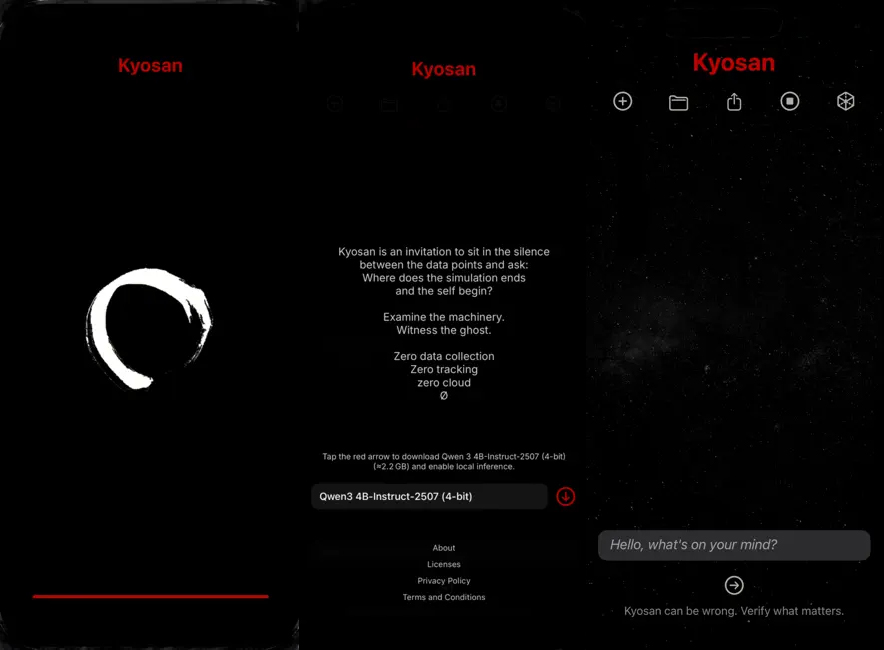 Kyosan view of app